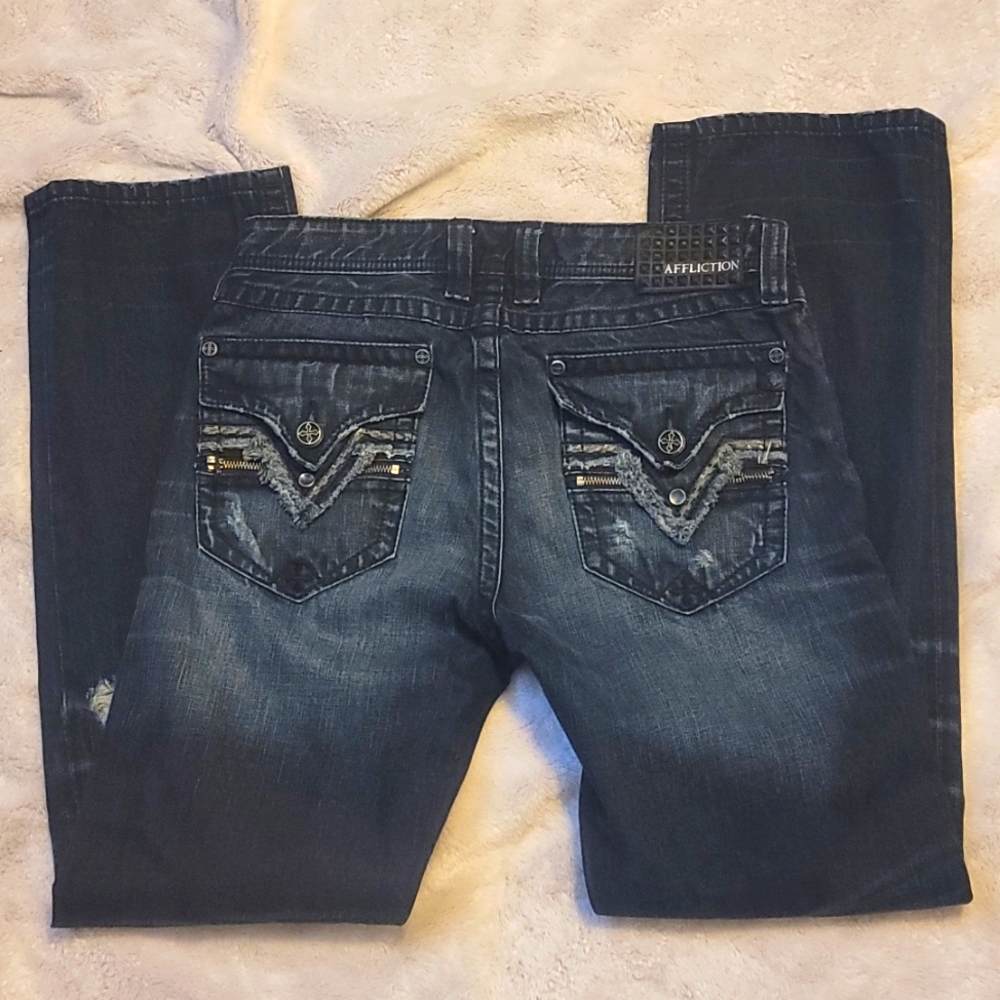 Affliction Blake Premium Black Label Men's Jeans 32L